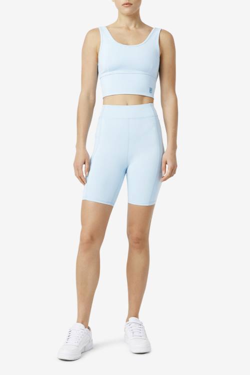 Blue Women's Fila Tiana Bike Shorts | Fila315UC