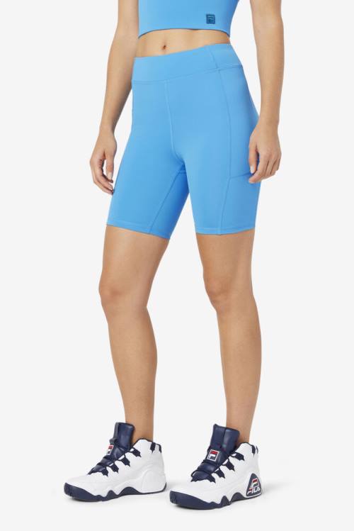 Blue Women's Fila Tiana Bike Shorts | Fila638TZ