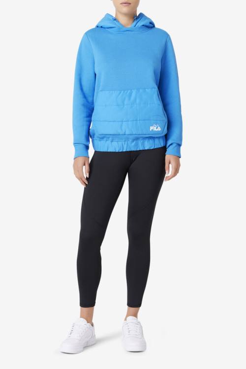 Blue Women's Fila Trinity Hoodie | Fila501GW