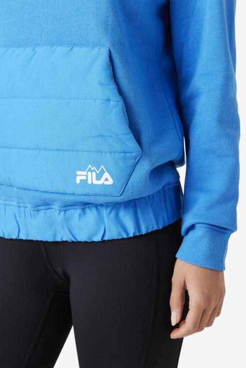 Blue Women's Fila Trinity Hoodie | Fila501GW