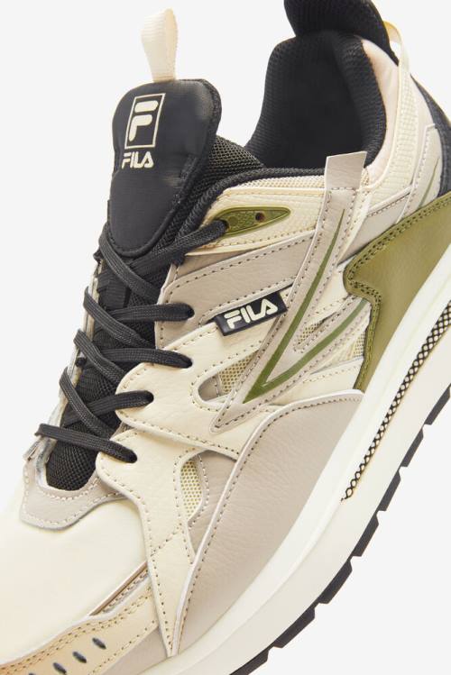 Brown / Black Men's Fila Sandenal Sneakers | Fila283YX