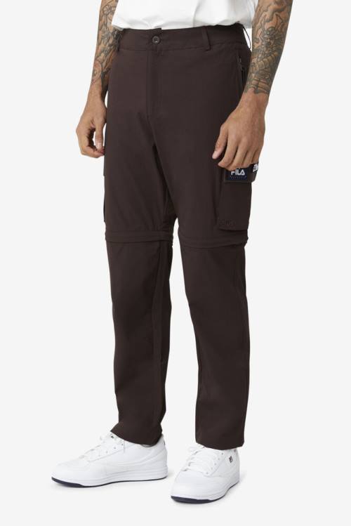 Brown Men's Fila 3-in-1 Pants | Fila657BQ