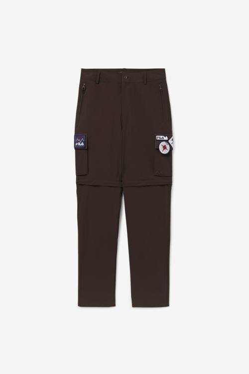 Brown Men\'s Fila 3-in-1 Pants | Fila657BQ