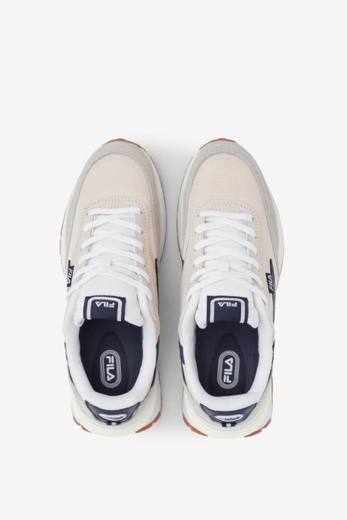 Brown / Navy / White Women's Fila Renno Sneakers | Fila705QD