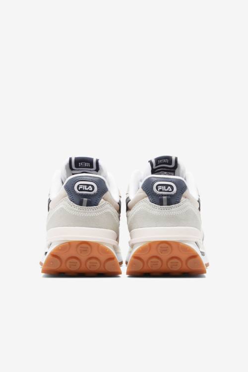 Brown / Navy / White Women's Fila Renno Sneakers | Fila705QD