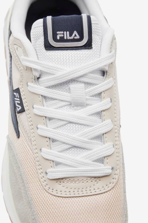 Brown / Navy / White Women's Fila Renno Sneakers | Fila705QD