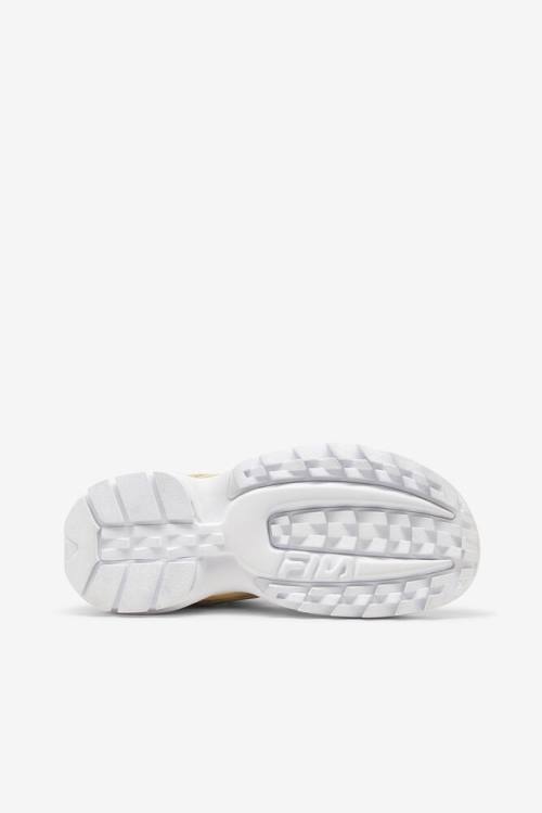 Brown / White Women's Fila Disruptor Sandals | Fila802DA