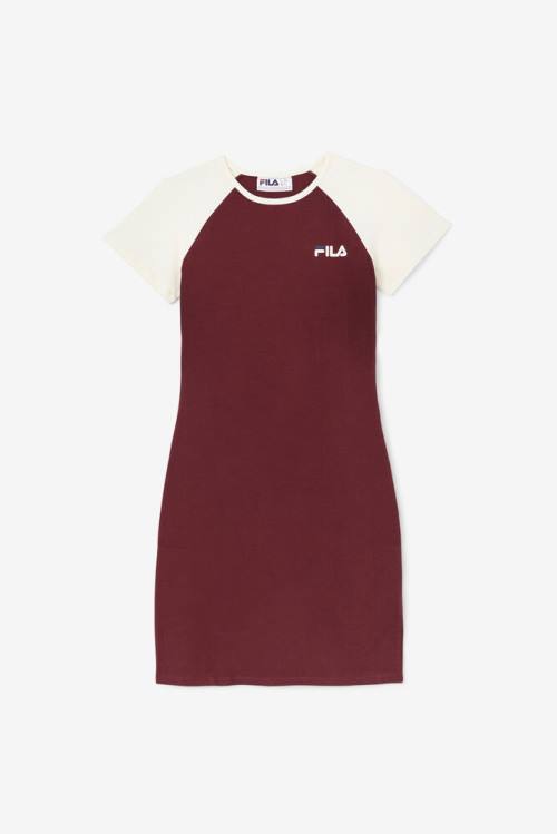 Burgundy Women\'s Fila Kyra Dress | Fila321NF