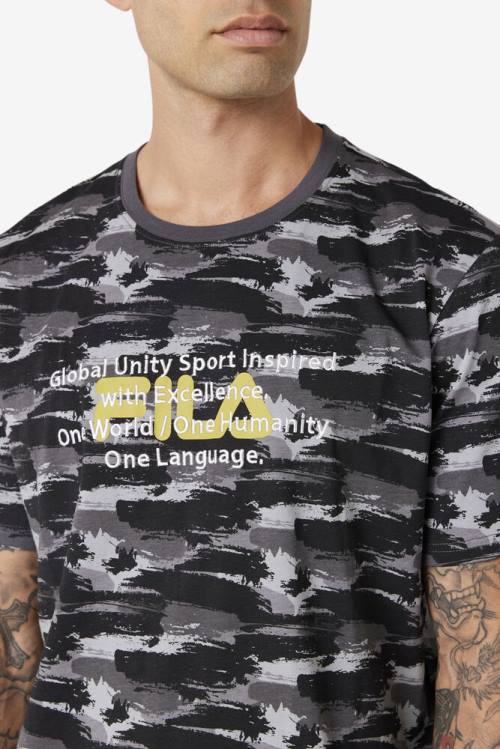 Camo Men's Fila Pepacton Tee T Shirts | Fila498RH