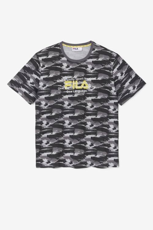 Camo Men\'s Fila Pepacton Tee T Shirts | Fila498RH