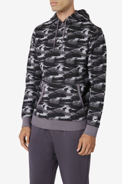 Camo Men's Fila Seneca Hoodie | Fila516TI