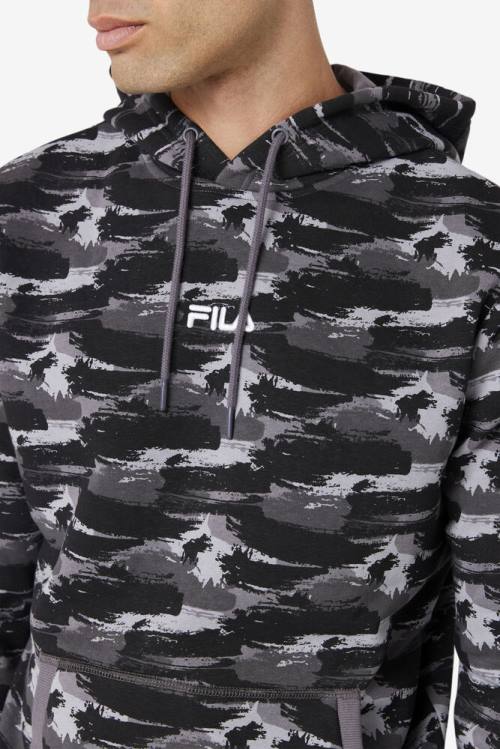 Camo Men's Fila Seneca Hoodie | Fila516TI