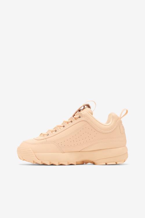 Coral / Coral / Coral Women's Fila Disruptor 2 Premium Sneakers | Fila035WY