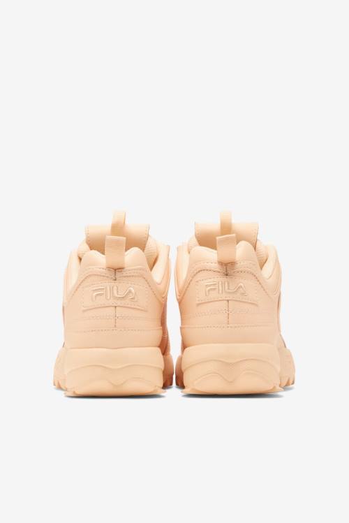 Coral / Coral / Coral Women's Fila Disruptor 2 Premium Sneakers | Fila035WY