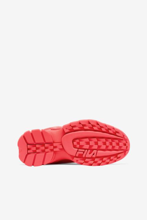 Coral / Coral / Coral Women's Fila Disruptor 2 Premium Sneakers | Fila287CZ