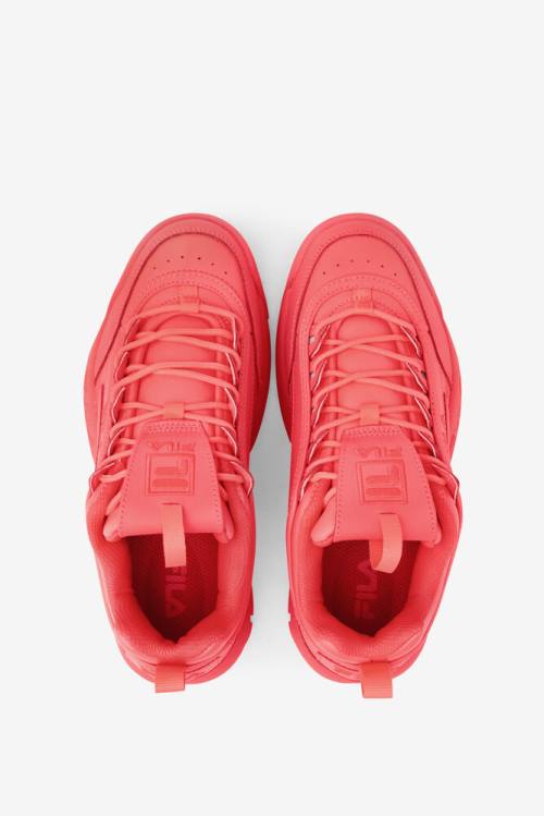 Coral / Coral / Coral Women's Fila Disruptor 2 Premium Sneakers | Fila287CZ