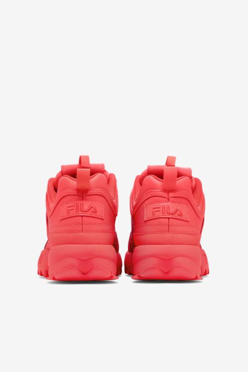 Coral / Coral / Coral Women's Fila Disruptor 2 Premium Sneakers | Fila287CZ