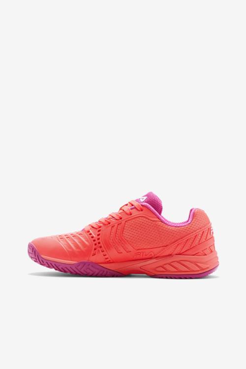 Coral / Fuchsia / White Women's Fila Axilus 2 Energized Tennis Shoes | Fila910RC