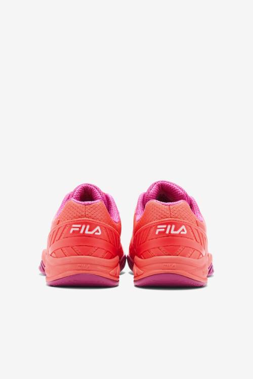 Coral / Fuchsia / White Women's Fila Axilus 2 Energized Tennis Shoes | Fila910RC