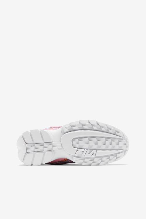 Coral Pink / Rose / White Women's Fila Disruptor 2 Valentine's Day Sneakers | Fila427EQ