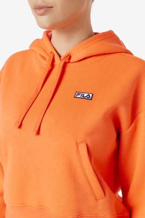 Coral Women's Fila Marina Hoodie | Fila769JC