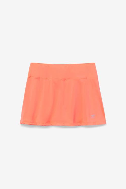 Coral Women\'s Fila Pickleball Flounce Skort Skirts | Fila032YR