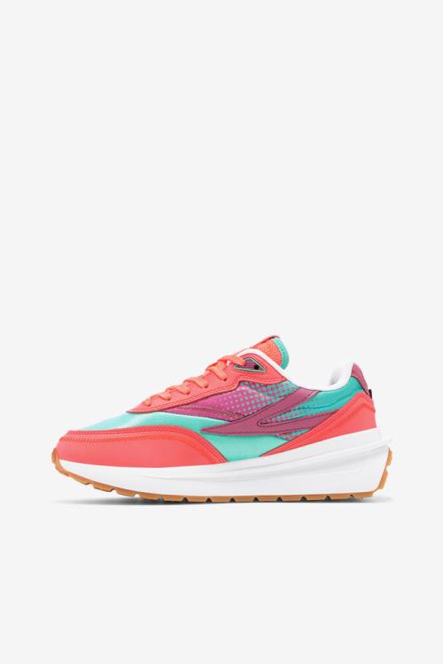 Coral Women's Fila Renno Sneakers | Fila105DN