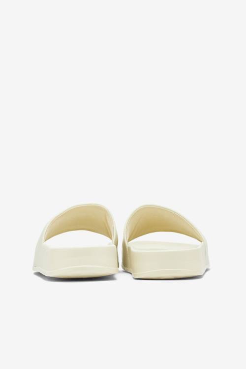 Cream / Navy / Red Men's Fila Drifter Slides | Fila093AC