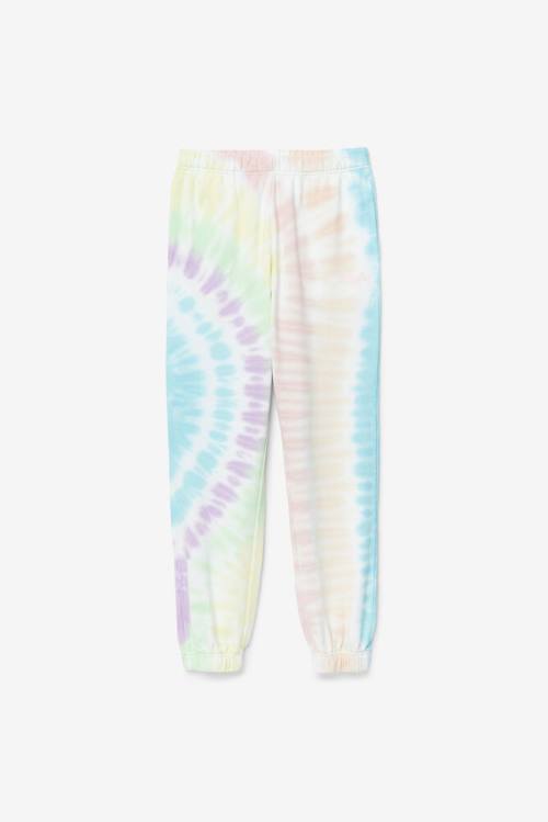 Cream Women\'s Fila Raleigh Tie Dye Jogger Pants | Fila956UD