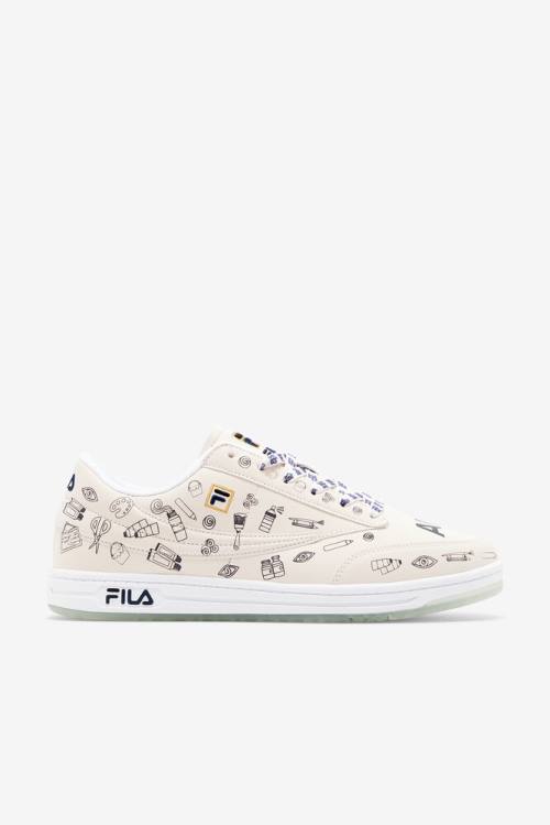 Dark Grey / Black Men\'s Fila Tennis 88 X The Museum Tennis Shoes | Fila106QT