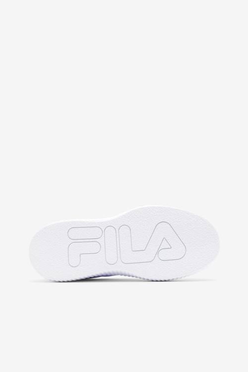 Deep Blue / White Women's Fila Sandblast Oversole Tie Dye Sneakers | Fila061XU