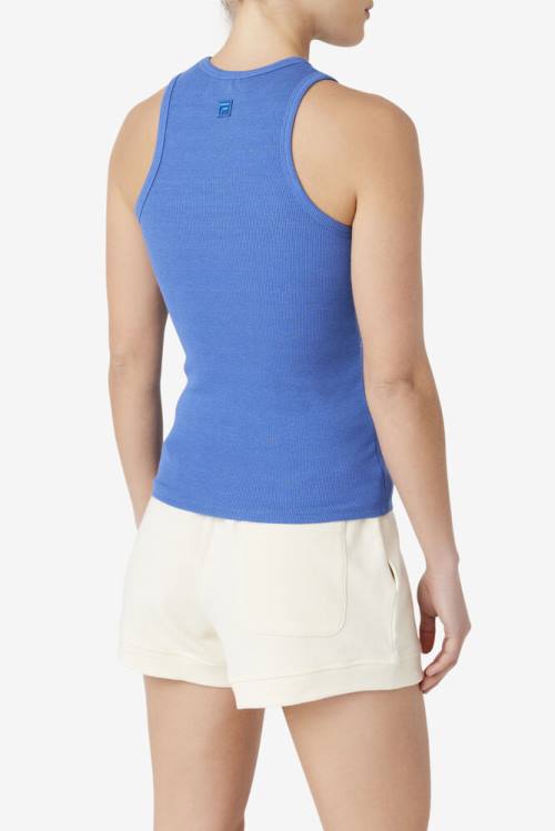 Deep Blue Women's Fila Alexia Tank Sports Tops | Fila497NX