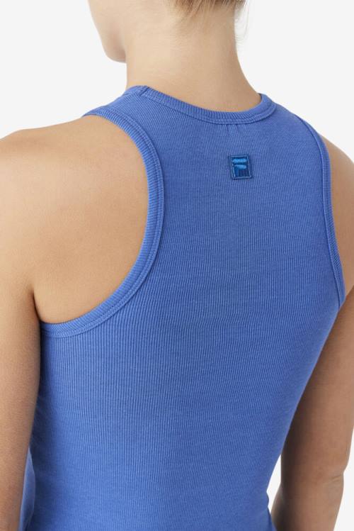 Deep Blue Women's Fila Alexia Tank Sports Tops | Fila497NX