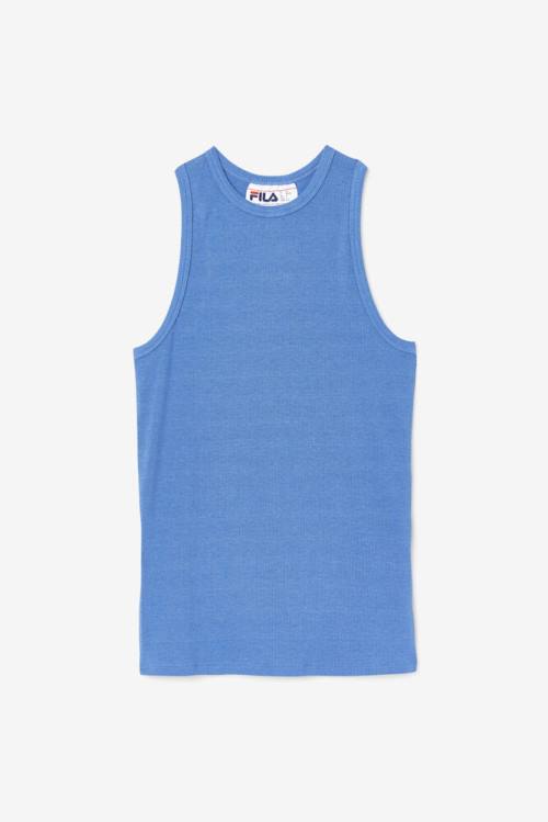 Deep Blue Women\'s Fila Alexia Tank Sports Tops | Fila497NX