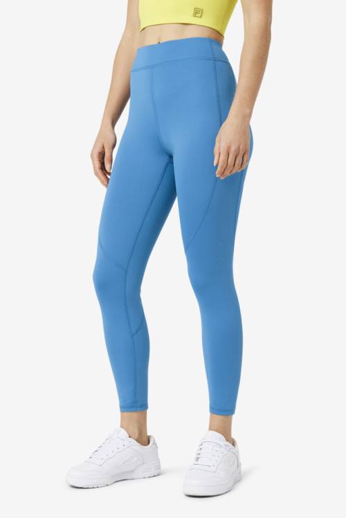 Deep Blue Women's Fila Emerie Leggings | Fila947UY