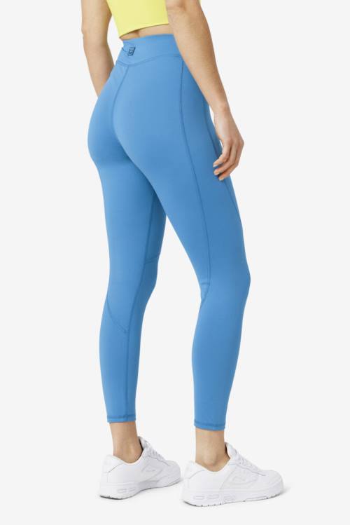 Deep Blue Women's Fila Emerie Leggings | Fila947UY