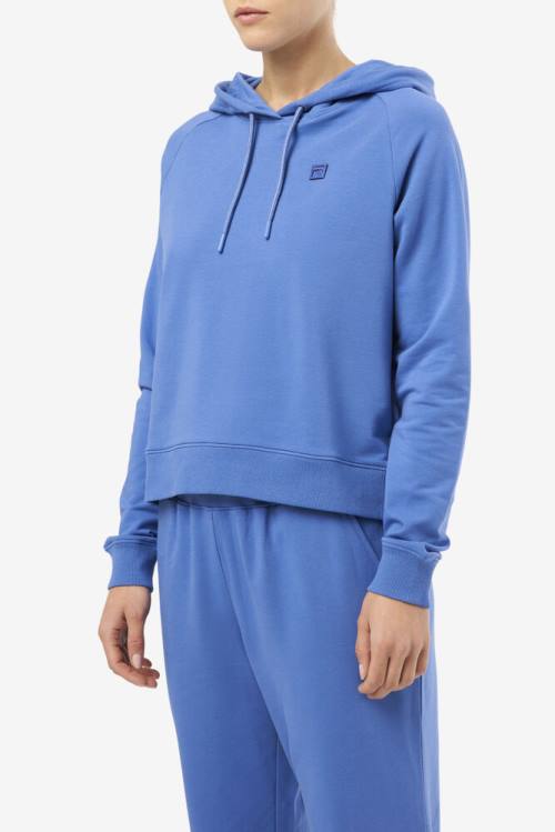 Deep Blue Women's Fila Valeria Hoodie | Fila429JW