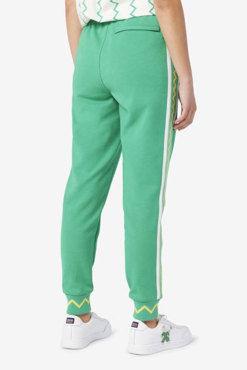 Deep Mint / White Women's Fila X Rb Babar Evertt Jogger Pants | Fila823PR