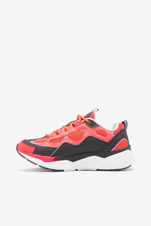 Deep Pink / Black / White Women's Fila Trigate Sneakers | Fila851CK