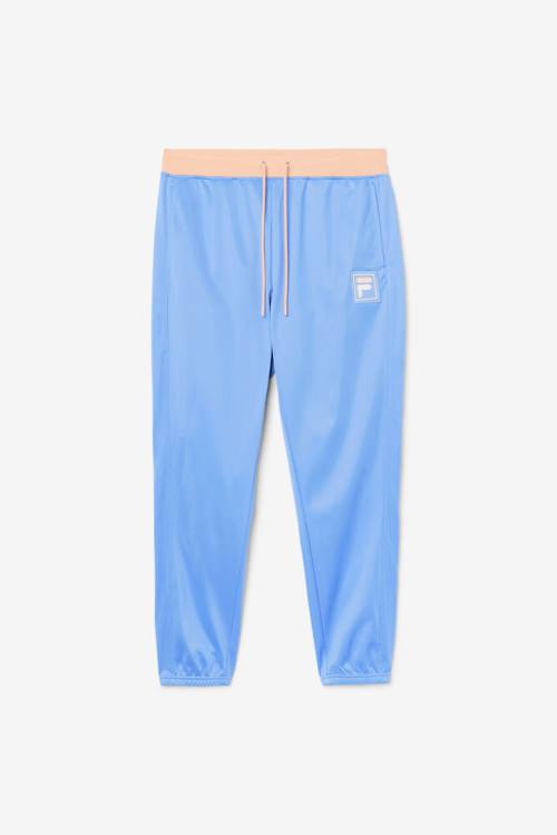 Flower Blue / Coral / Grey Men\'s Fila Wayan Track Pants | Fila456QJ