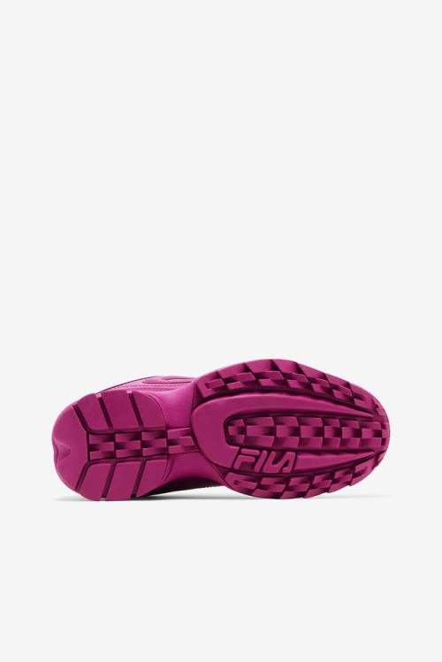 Fuchsia / Fuchsia / Fuchsia Women's Fila Disruptor 2 Premium Sneakers | Fila418UQ