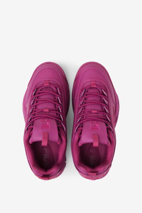 Fuchsia / Fuchsia / Fuchsia Women's Fila Disruptor 2 Premium Sneakers | Fila418UQ