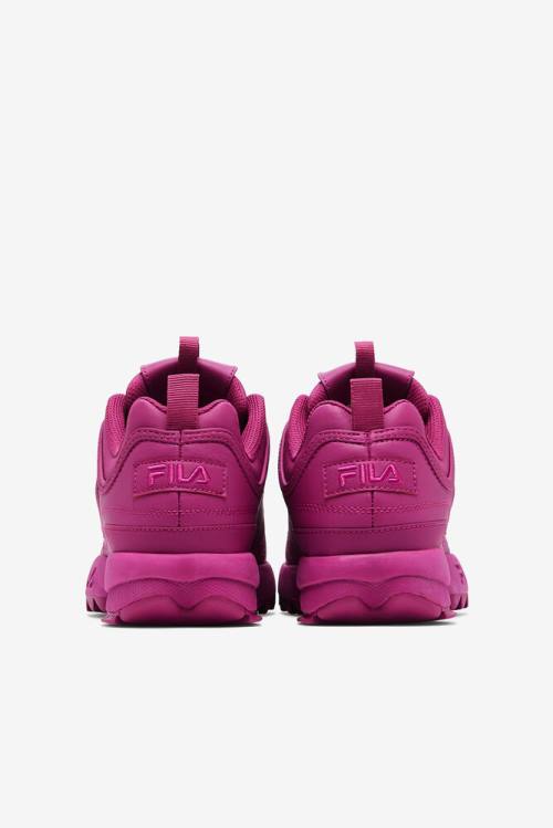 Fuchsia / Fuchsia / Fuchsia Women's Fila Disruptor 2 Premium Sneakers | Fila418UQ