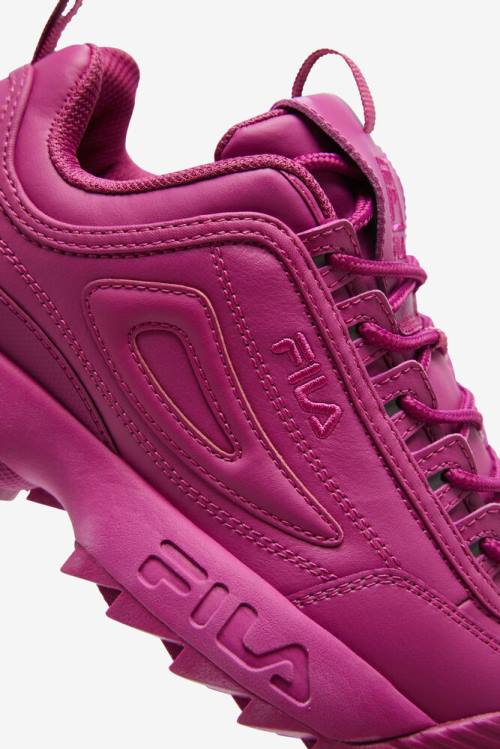 Fuchsia / Fuchsia / Fuchsia Women's Fila Disruptor 2 Premium Sneakers | Fila418UQ