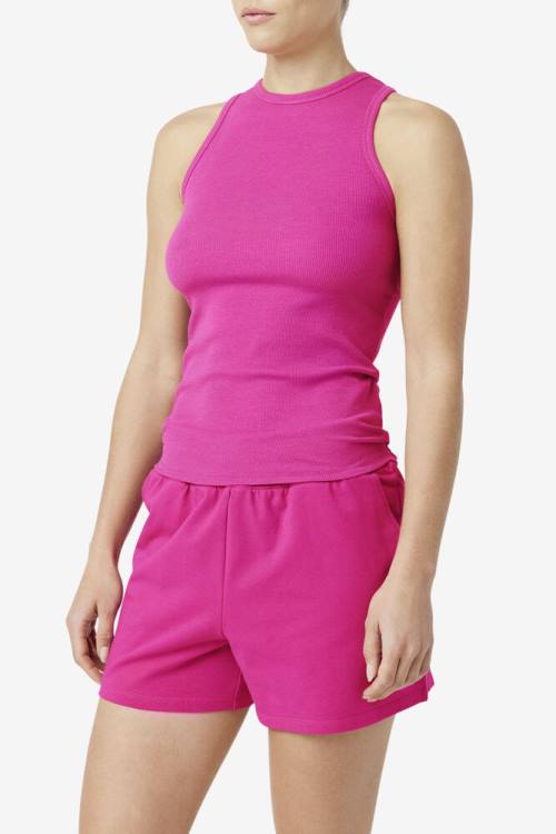 Fuchsia Women's Fila Alexia Tank Sports Tops | Fila467BM