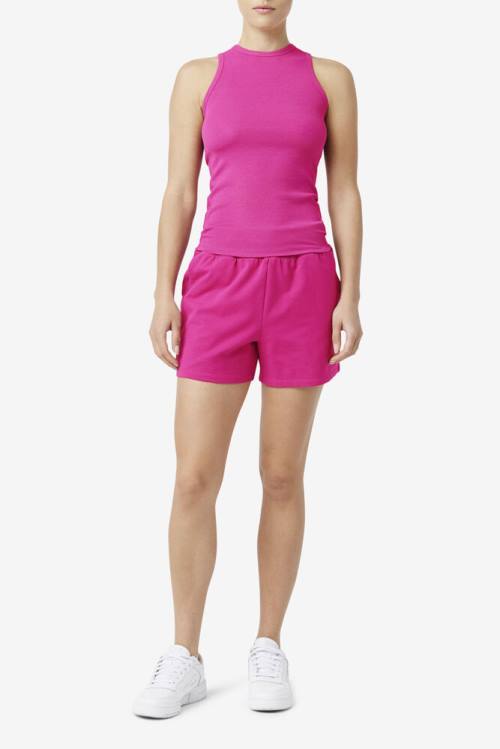 Fuchsia Women's Fila Alexia Tank Sports Tops | Fila467BM