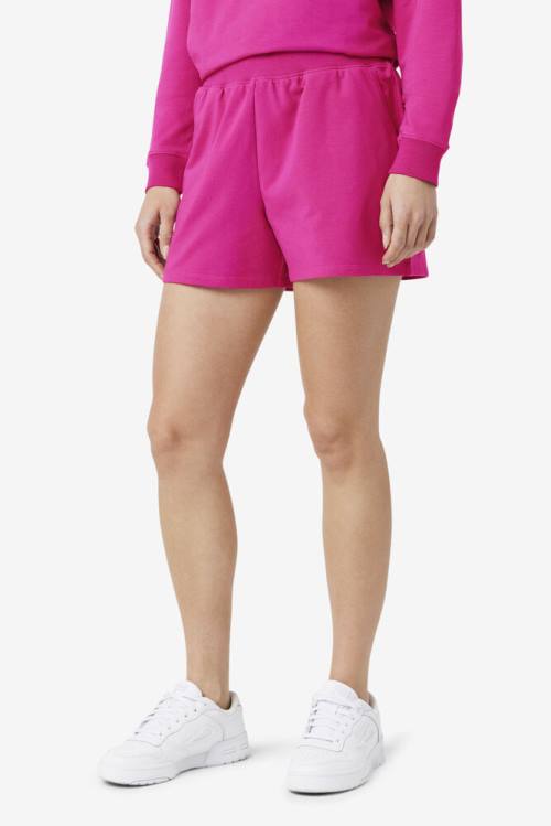 Fuchsia Women's Fila Elliana Shorts | Fila923DR