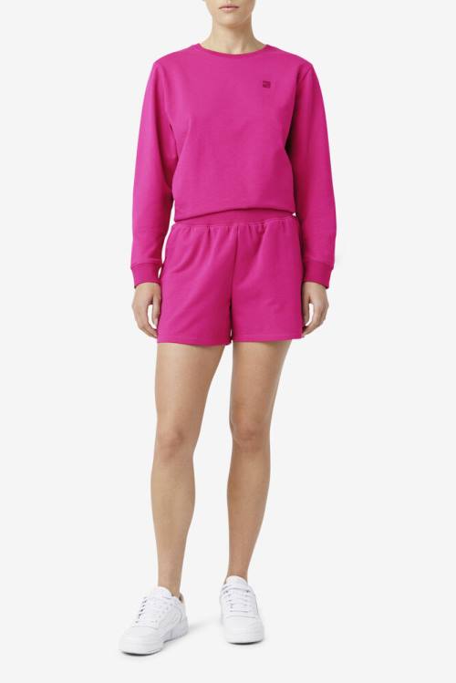 Fuchsia Women's Fila Elliana Shorts | Fila923DR