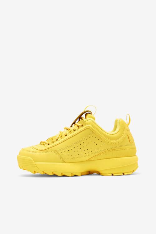 Gold Women's Fila Disruptor 2 Premium Sneakers | Fila193SL