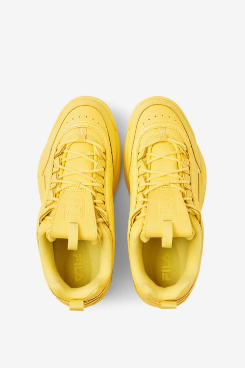 Gold Women's Fila Disruptor 2 Premium Sneakers | Fila193SL